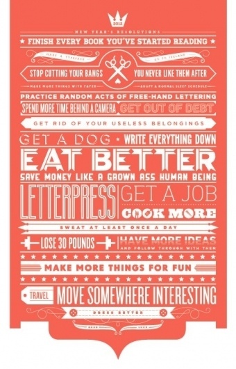 inspiration generator / by teresa wozniak #teresa #typography #wozniak #years #poster #type #new