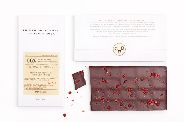 CASA BOSQUES CHOCOLATES on Behance #packaging #white #chocolate
