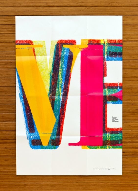 Bill Bernbach diversity scholarship posters by Juan Carlos Pagan, via Behance
