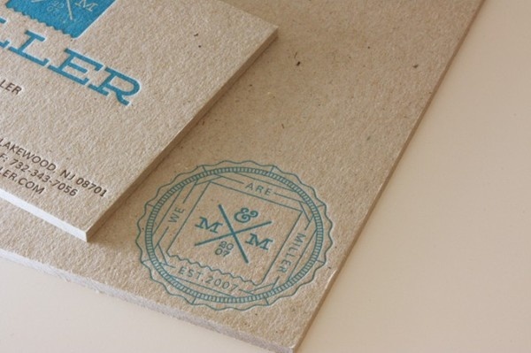 Reuben Miller business card #business #card #letterpress #texture #identity #logo #typography