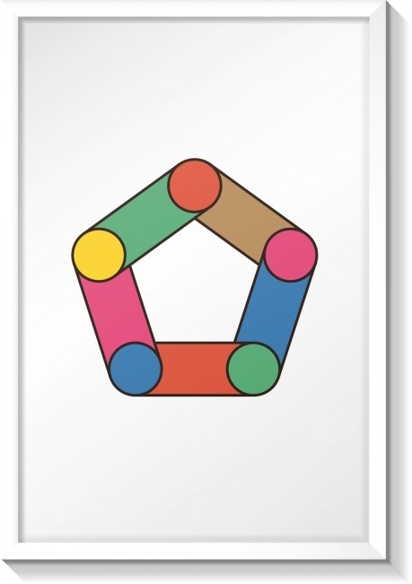 Mecano Pentagon HeyShop HeyStudio #graphic #poster