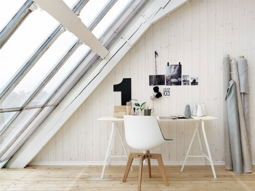 Inspiration : 10 Beautiful Home Offices | Interior Design Ideas, Tips & Inspiration #interior #office #home