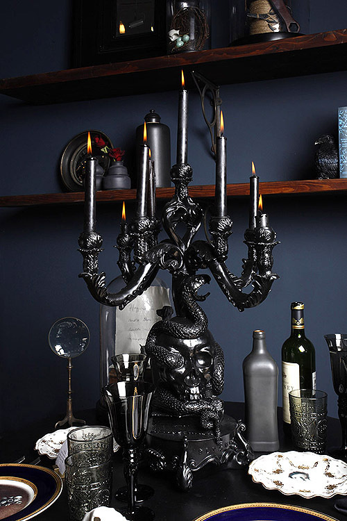 MicheleVarian_candelabrafull_DS #interior #design #decor #deco #dark #decoration