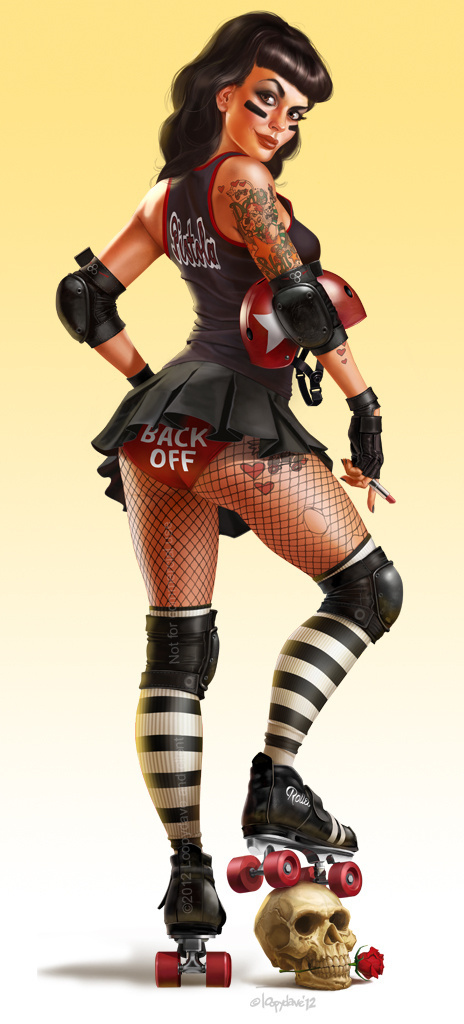 Roller Derby movie poster by Loopydave on deviantART #back off #roller chick