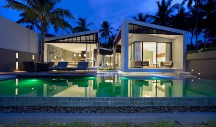 3 Bedroom Beachfront Luxury Villa with Pool, Bang Po, Koh Samui
