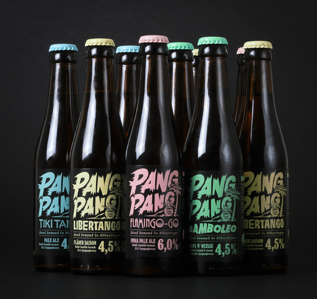 Brewery #brewery #beer #branding #packaging #pink #design #graphic #snask #identity #typography