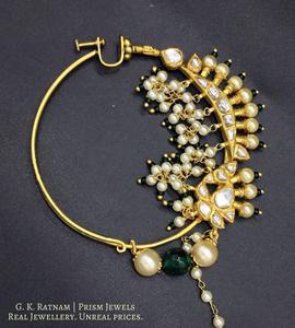 Nose Ring - gold diamond polki kundan meena jadau jewellery