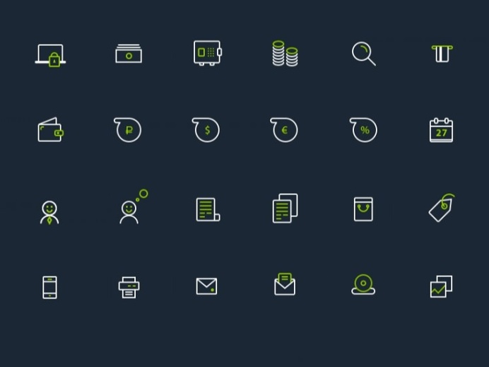Free Finance Banking Icon Set