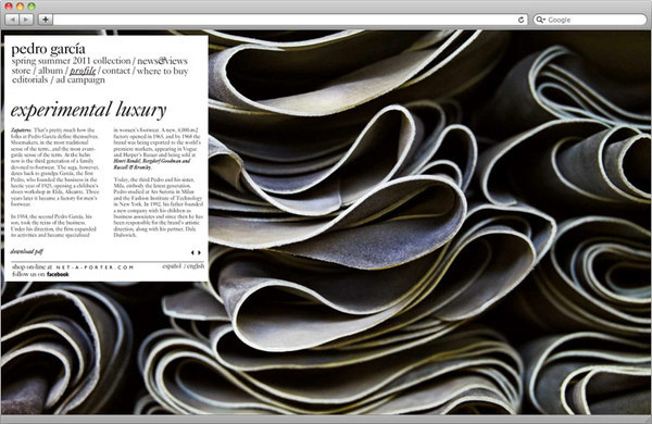 Pedro García #cla #garcia #design #graphic #website #se #barcelona #fashion #pedro
