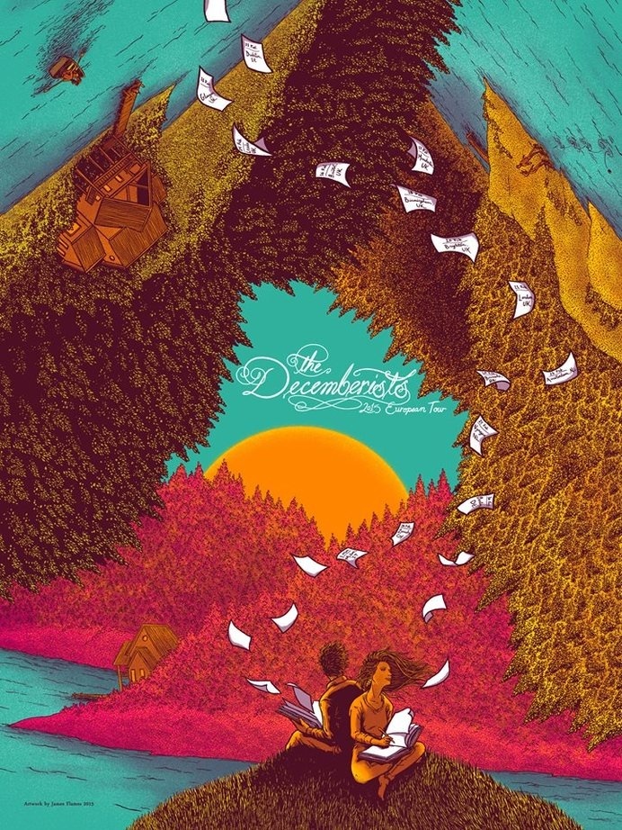 Amazing illustrations by James Flames. Fantasy,... | GS Work We Love #gig #poster