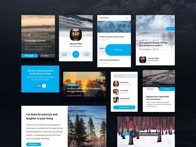 Mayssam Free UI Kit