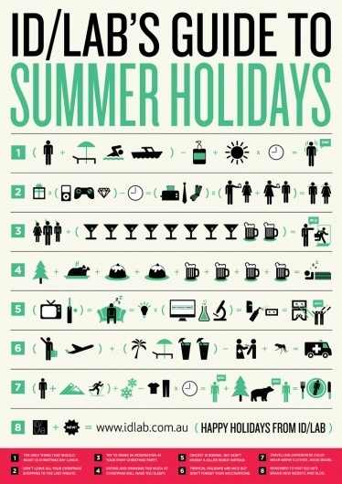 Season's Greetings 2011 | ID/Lab Blog #narrative #pictogram #poster