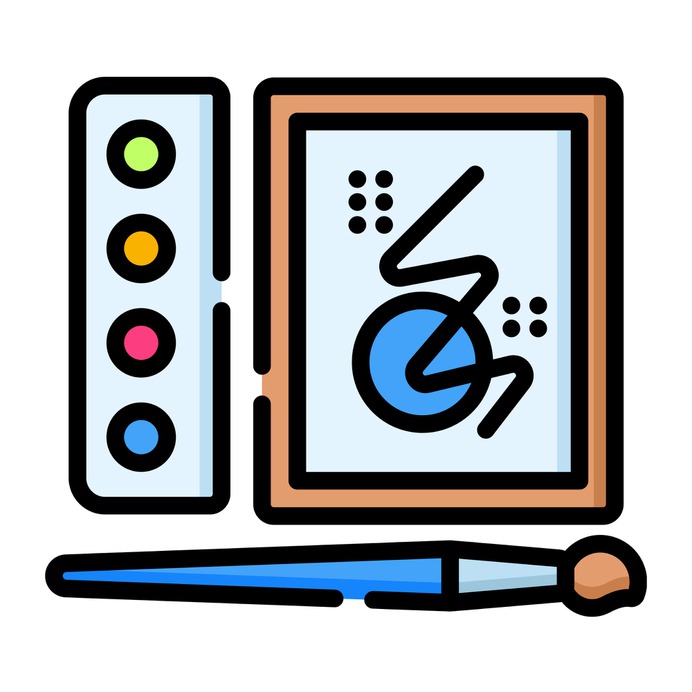 See more icon inspiration related to paint, art, brush, watercolors, art and design, Watercolor, paint brush, painting and drawing on Flaticon.