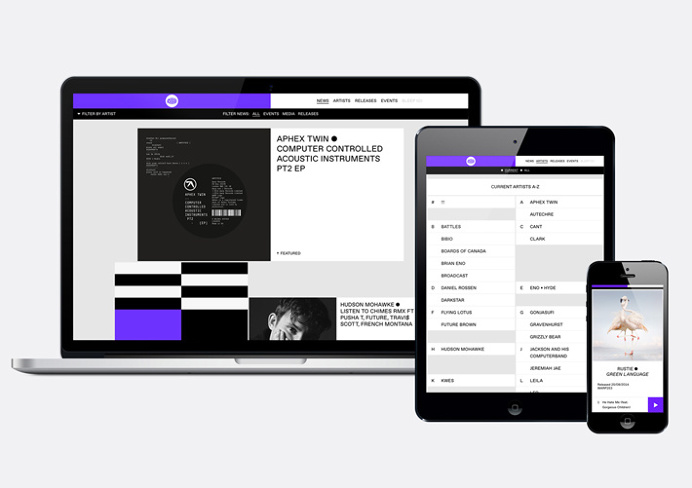 Warp Records by Till Wiedeck #website