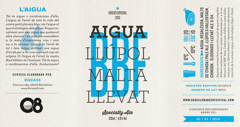 Barcelona Beer Festival #slab #beer #serif #modern