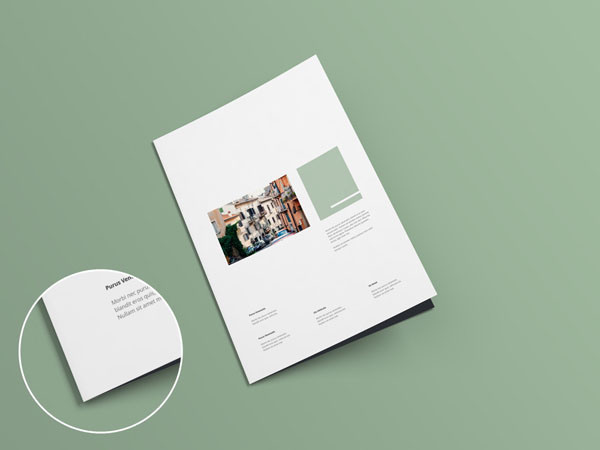 Free Bifold Brochure Mockup