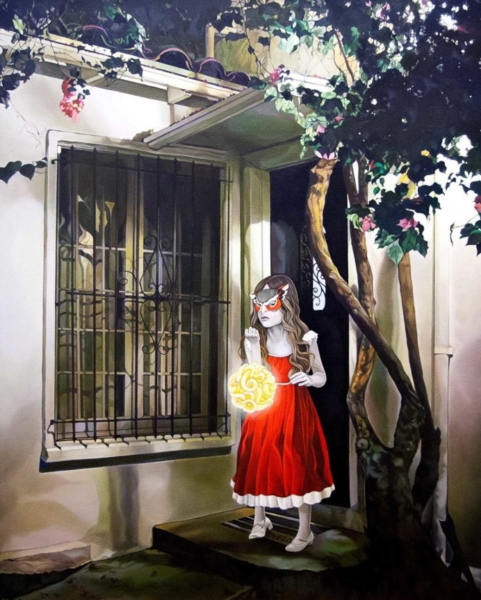 Beside You: Narrative and Melancholic Paintings by Jolene Lai