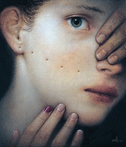 art #face #holes #art