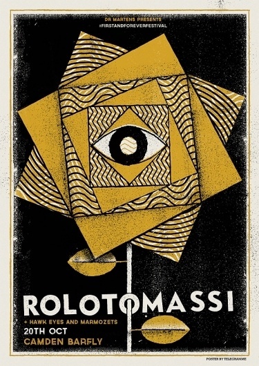 gig posters Works - Telegramme Studio #illustration #handmade #poster #music #typography