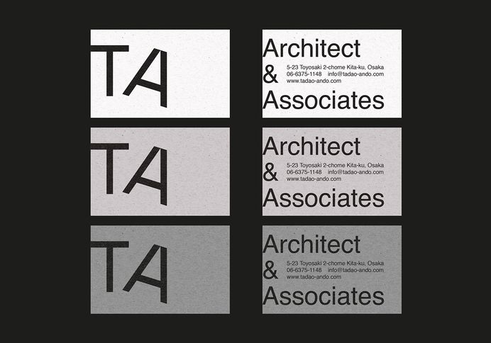 TADAO ANDO Architect & Associates - Visual Identity on Behance