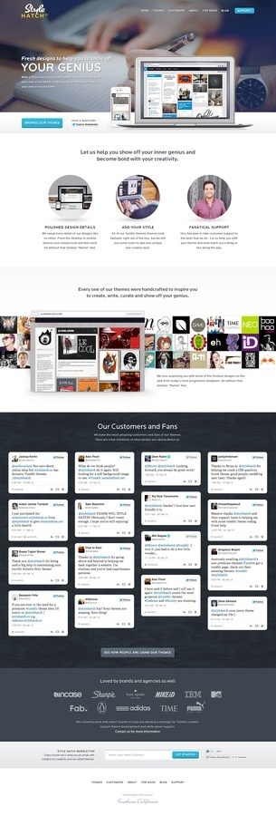 Style hatch_home #shtml #big #header #website #php #wordpress #layout