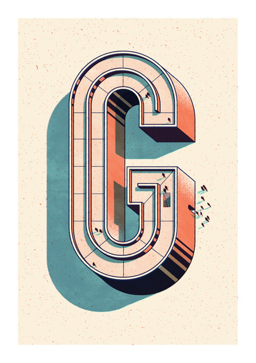 typeverything.com,Â Andrew Fairclough #type #illustration #3d