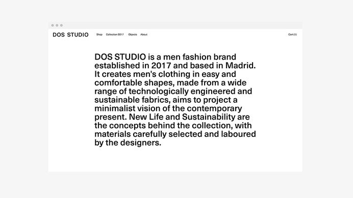 Dos Studio is a brand of casual men’s clothing, characterised by the quality of its designs, its production and the materials used. For more of the most beautiful designs visit mindsparklemag.com