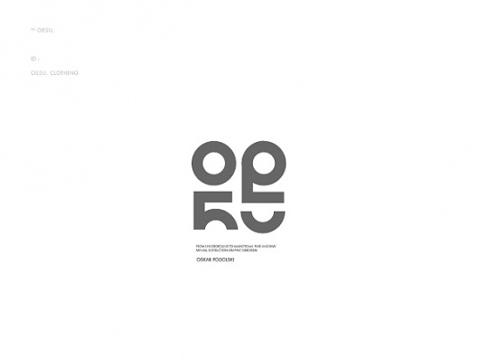 Oskar Podolski ™ OESU. 70 LOGOTYPES on the Behance Network #logo