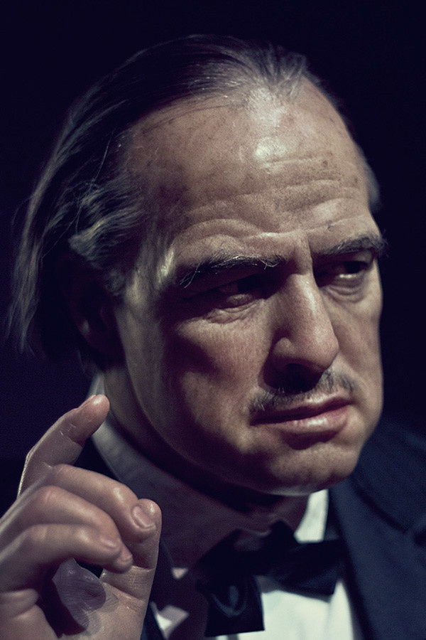 Madame Tussauds Portraits by molistudio on Behance #hollywood #mafia #don #portrait #wax #corleone #madame #tussauds