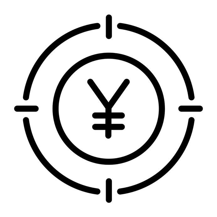 See more icon inspiration related to yen, focus, business and finance, objective, aim, currency, cash, coin, marketing, business, target and money on Flaticon.