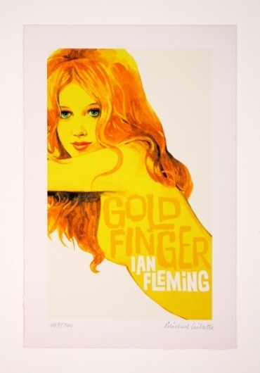 Awesome Robo!: 15 James Bond Pinup Prints By Michael Gillette #bond #james #poster #film #007