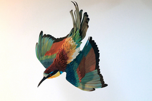 New Paper Birds from Diana Beltran Herrera #sculpture #paper #art #bird