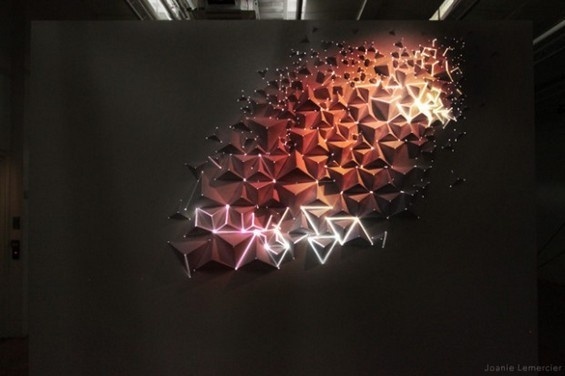 Joanie Lemercier sculpture4 #sculpture #glow #geometric
