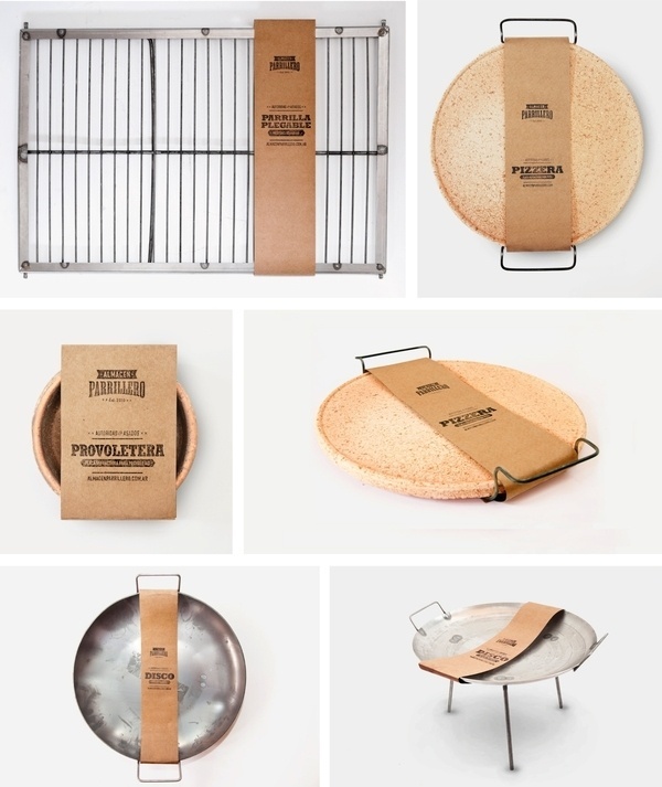 Almacén Parrillero on the Behance Network #recycle #stamp #ecologic #branding #texture #logo #paper