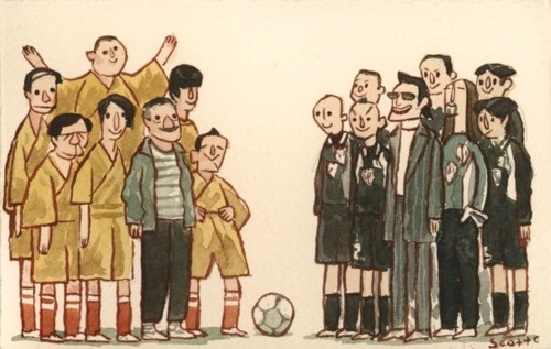 GREAT SHOWDOWNS by scott c. #c #showdowns #campbell #the #illustration #scott #great