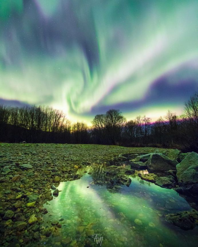 Adrien Louis Mauduit Captures The Northern Lights in Norway