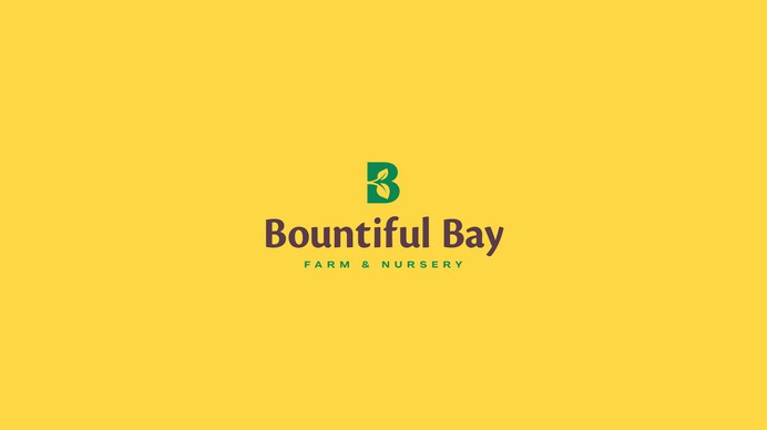 Bountiful Bay logo farm branding