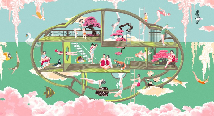 #trajanjia #design #design #botanical #flowers #illustrationartists #Asia #illustrator #decoration #space #oriental #collage #creative #artworks #china⁠ ⁠#Illustrationagency #designinspiration #creativeindustry #creativedirection #characterdevelopment #contentcreation #digitalcontentcreator #artistrepresentation #creativeadvertising