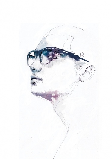 Chapter 01 on the Behance Network #glasses #illustration #watercolor #sketch