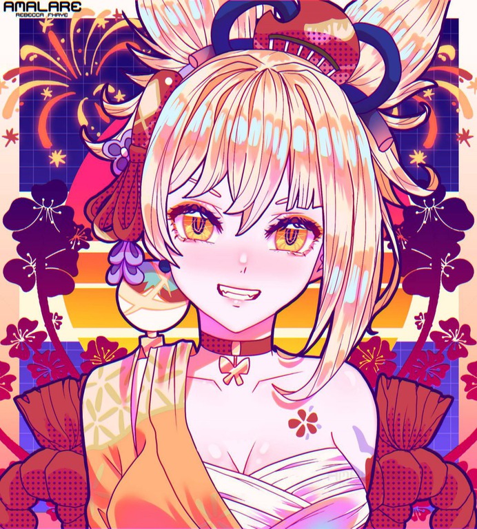 Yoimiya Fanart [Genshin Impact] by amalare