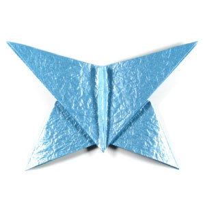 How to make a simple origami butterfly (http://www.origami-make.org/howto-origami-butterfly.php) #origami #butterfly #origamibutterfly #ori