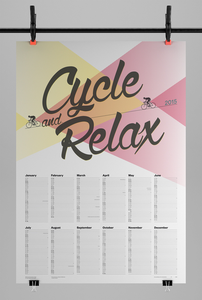 Wandkalender 2015 #print #wallcalendar