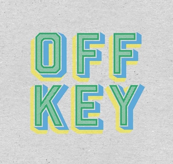 Off Key, Type #offkey #letters #off #logo #key #type #typography