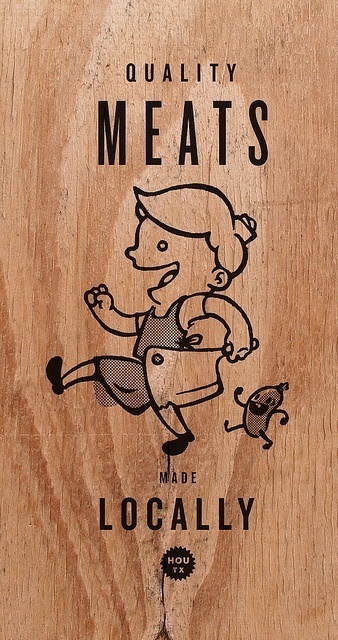Quality Meats / This Old Machine #wood #sillo #screen