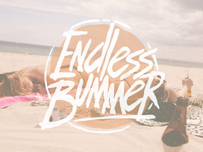 Endless Bummer : Free Radical Hand Drawn Font