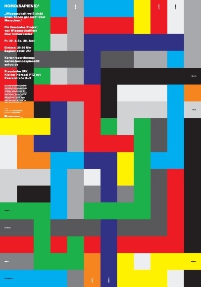 Ingmar Spiller Visuelle Kommunikation #pisel #minimalistic #color #grid #poster