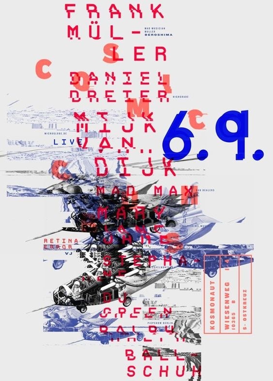 Poster typographic by Patrick Dreier