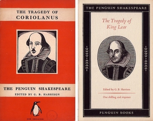 The Penguin Shakespeare: 1947 & 1949 | Flickr - Photo Sharing! #design #graphic #book #books #cover #tschichold #jan #penguin #typography