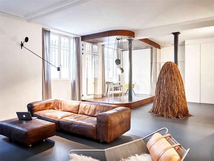 Parisian Apartment by CUT Architects - interior design, interior, decor, home decor, home design