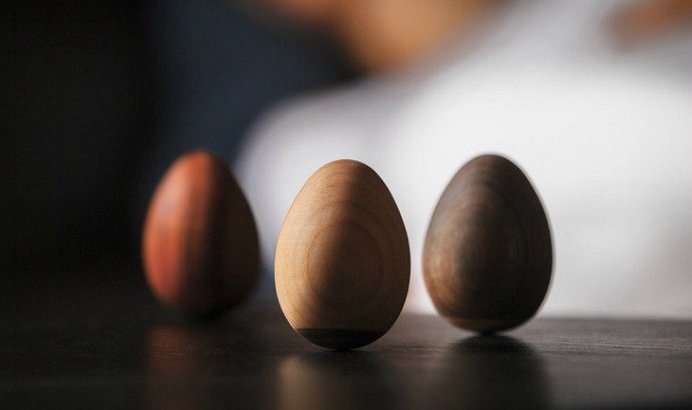 The ZenEgg is a cute stress toy to remind us that we need to take time out of our days to get back in harmony with ourselves and have fun. #modern #lifestyle #design #health #relax #product #industrial #stress #fun #management #style